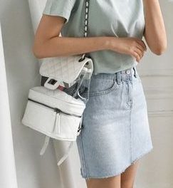 異素材ミックスキルティングバックパック　アップタウンホリック