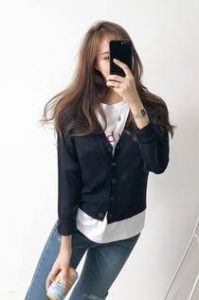 韓国ファッション　カーディガン