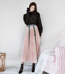 韓国ファッション通販　プリーツスカート