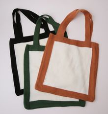 韓国ファッション　ニットバッグ