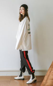 韓国ファッション通販　ライニングパンツ