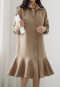 韓国ファッション　ロングワンピース