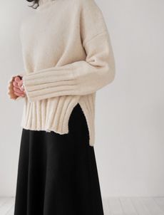 韓国ファッション通販サイト　ハイネックニット