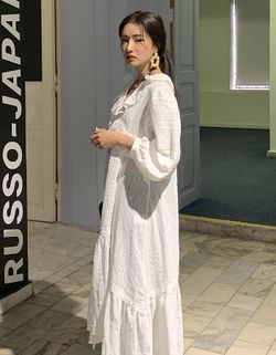 韓国ファッション通販　フリルワンピース