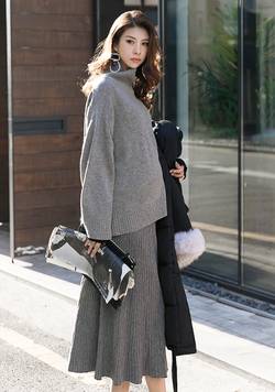 韓国ファッションサイト　ロングスカート