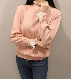 韓国ファッション通販サイト　真珠　トップス