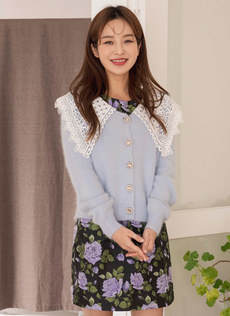 韓国ファッション通販サイト　レースカーディガン