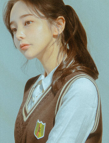 韓国ファッションブランド　ピンクエイジ　ウィッグ　ポニーテール