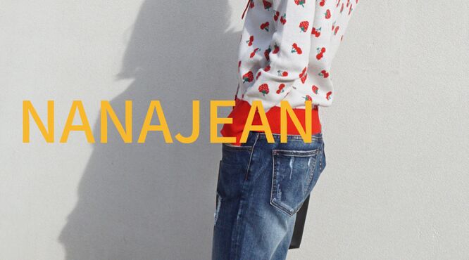 韓国ファッション　ジーンズ　ナナジーン