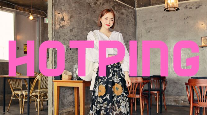 韓国ファッションブランド　ホットピン