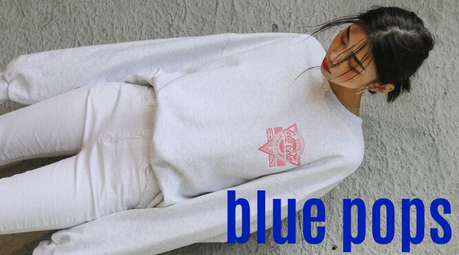 韓国ファッションブランド　ブルーポップス
