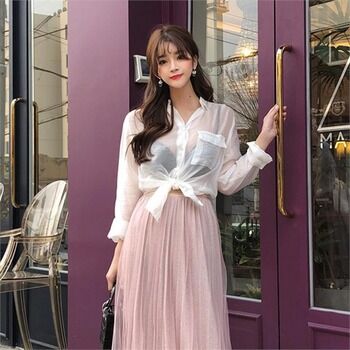 韓国ファッション　トムアンドラビット　ブラウス