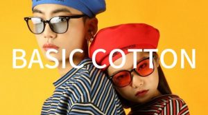 韓国ファッションブランド　ユニセックス　ベーシックコットン