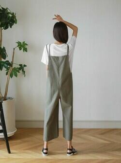 韓国ファッションブランド　ジャストワン　ジャンプスーツ