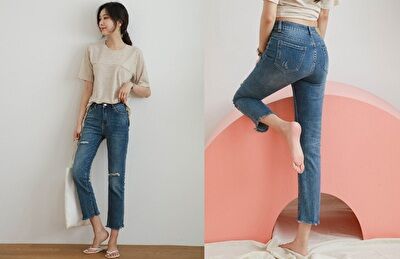 韓国ファッション通販　デニム
